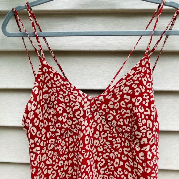 KENDALL & KYLIE Red Cheetah Print Dress - Picture 4 of 7